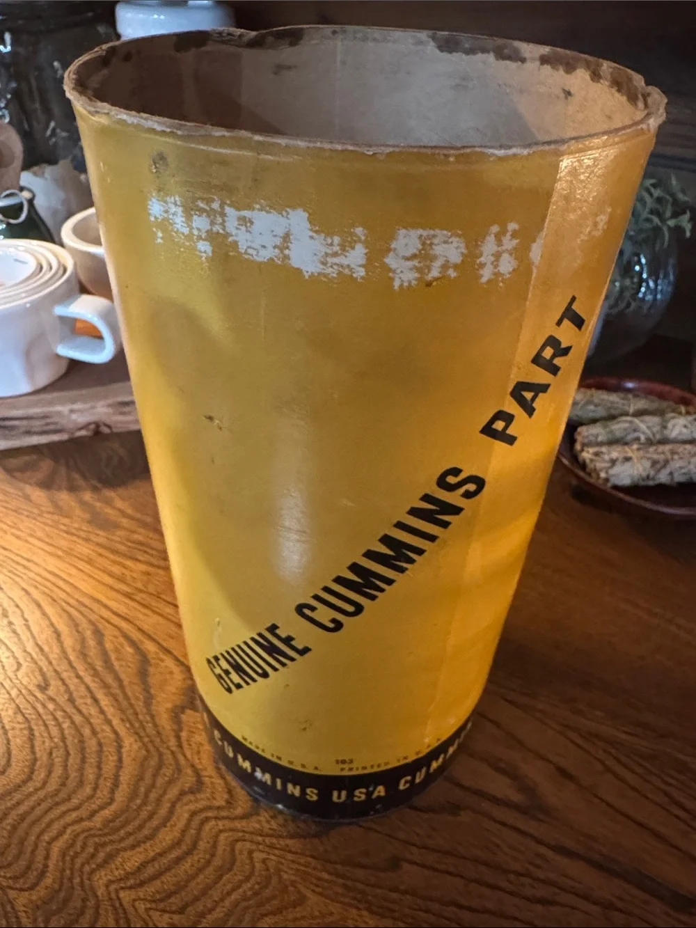 Cummins branded yellow